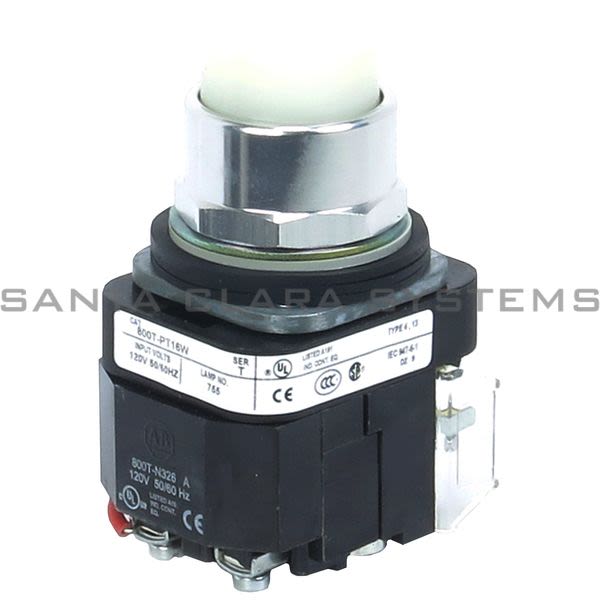 Allen Bradley 800T-PT16W Pilot Light Product Image