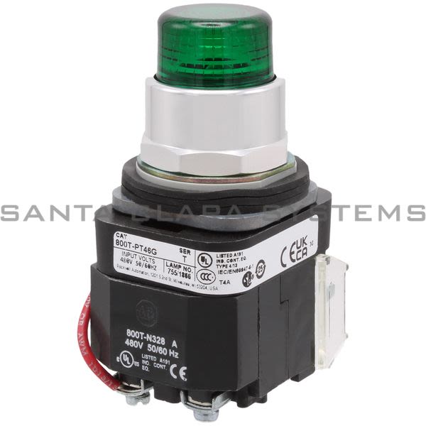 Allen Bradley 800T-PT46G Pilot Light Product Image