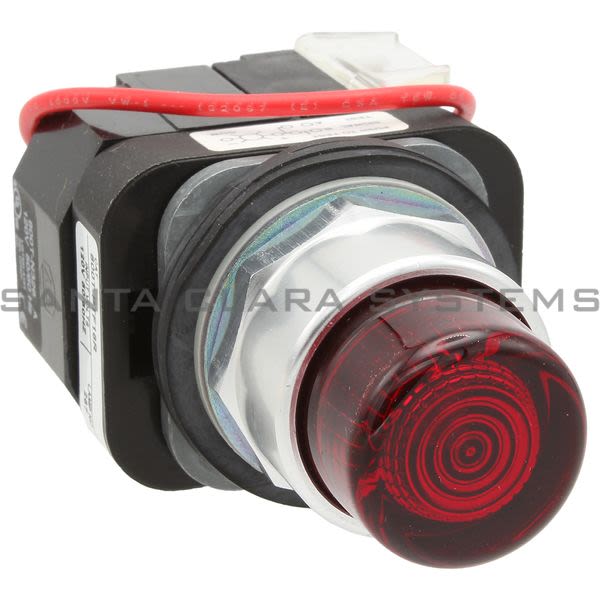 Allen Bradley 800T-PTF16R Push-to-Test Pilot Light W/ Trnsfrmr Product Image