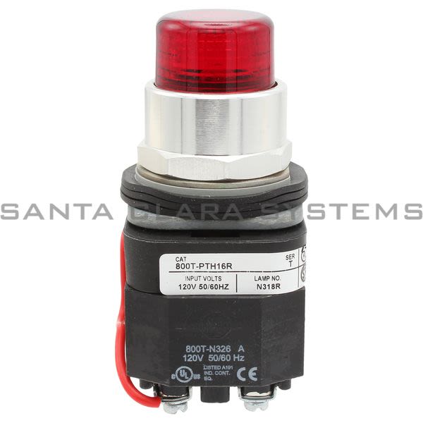 Allen Bradley 800T-PTH16R Pilot Light Product Image