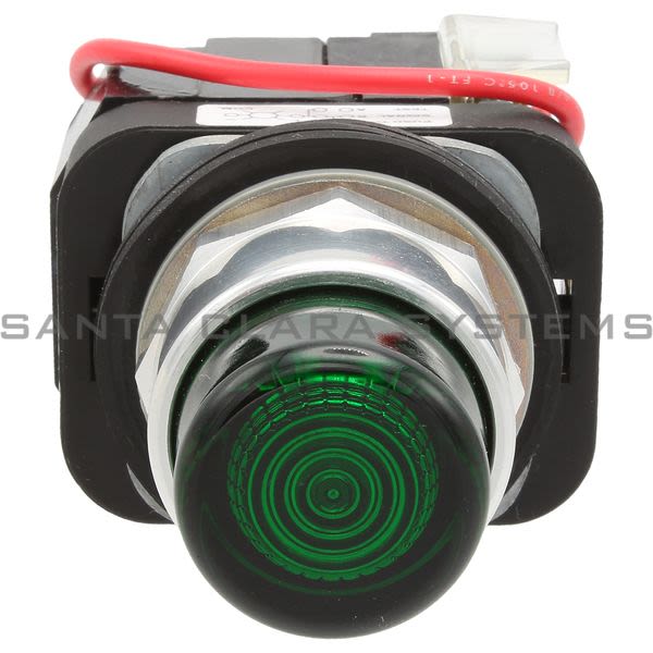 Allen Bradley 800T-PTH26G Pilot Light, Push to Test Green Product Image
