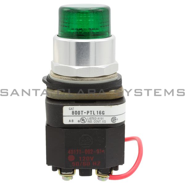 Allen Bradley 800T-PTL16G Pilot Light Product Image