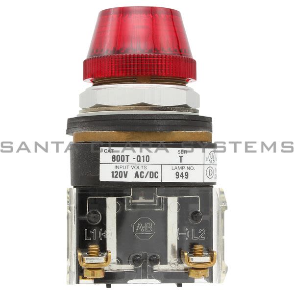 Allen Bradley 800T-Q10R Pilot Light Product Image