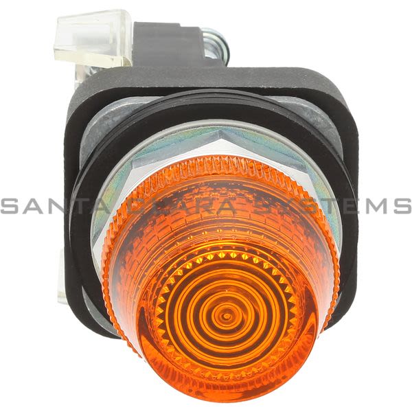 Allen Bradley 800T-Q12A Pilot Light NEMA 4,13 Full Voltage 12V Amber Lens Product Image