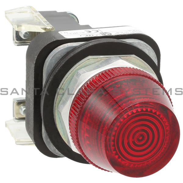 Allen Bradley 800T-Q12R Pilot Light NEMA 4,13 Full Voltage 12V Red Lens Product Image