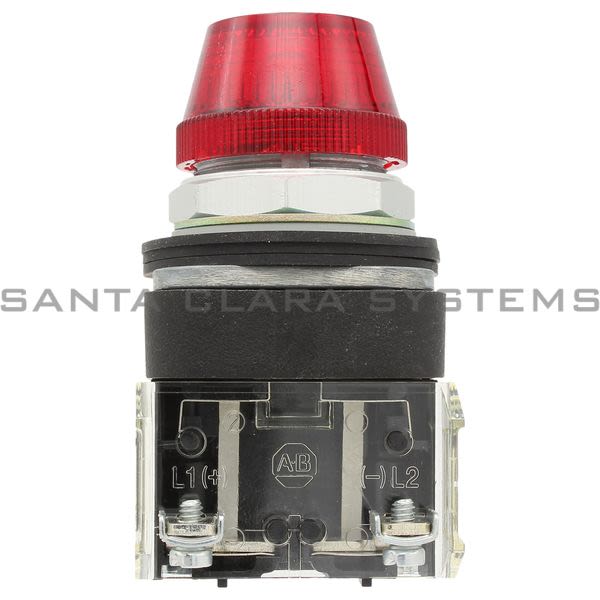 Allen Bradley 800T-Q12R Pilot Light NEMA 4,13 Full Voltage 12V Red Lens Product Image