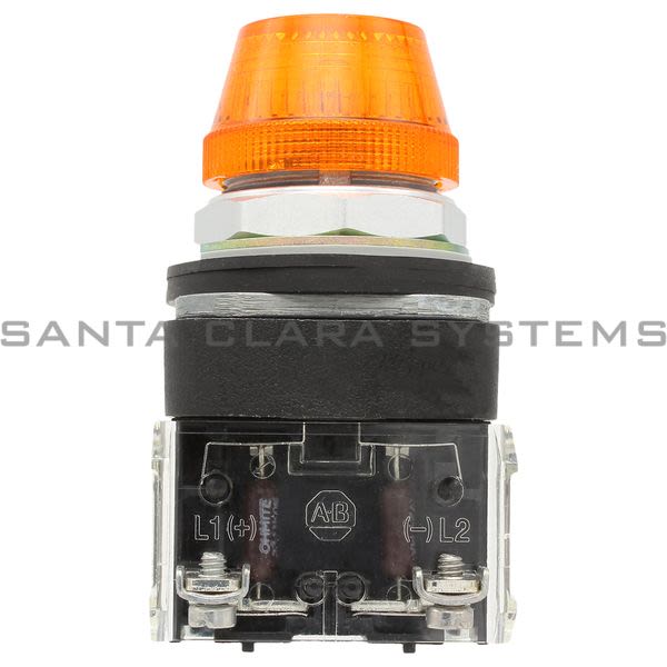 Allen Bradley 800T-Q20A Pilot Light, Amber Lens Product Image