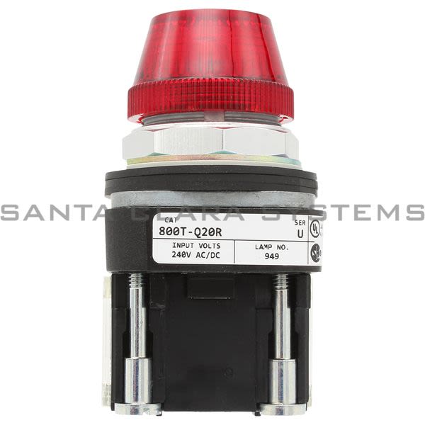 Allen Bradley 800T-Q20R Pilot Light Product Image