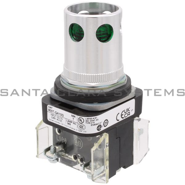 Allen Bradley 800T-QA10G Pushbutton Product Image