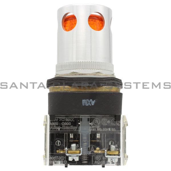 Allen Bradley 800T-QA24AD1 Illuminated Pushbutton Amber Product Image