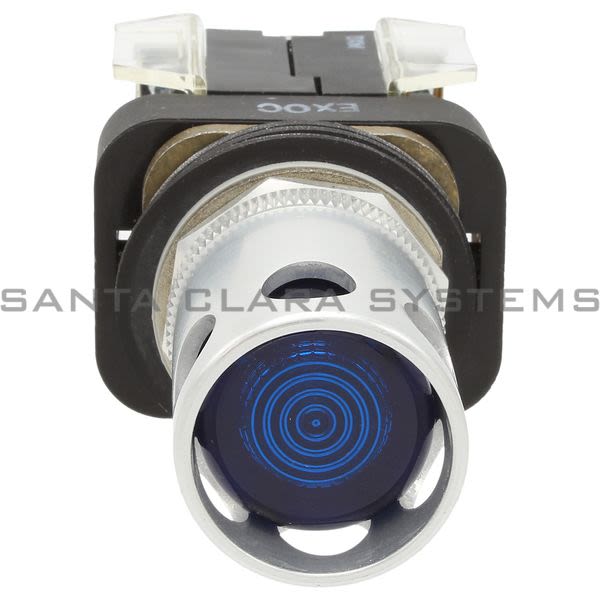 Allen Bradley 800T-QA24B 30.5mm Type 4/13 Mom. Contact PB-Illum., Blue Product Image