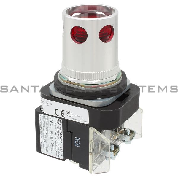 Allen Bradley 800T-QAH2RD1 Push Button Product Image