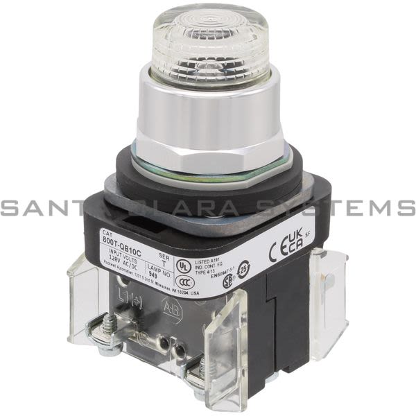 Allen Bradley 800T-QB10C Pushbutton Product Image