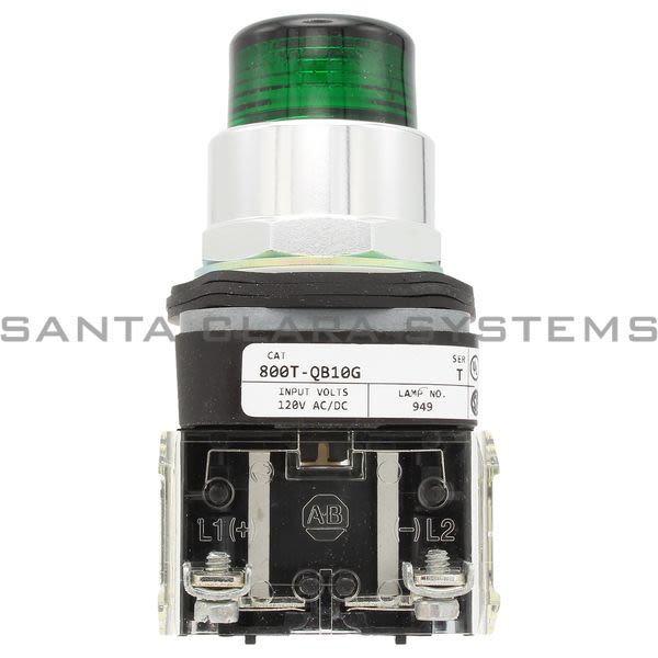 Allen Bradley 800T-QB10G Pushbutton Product Image
