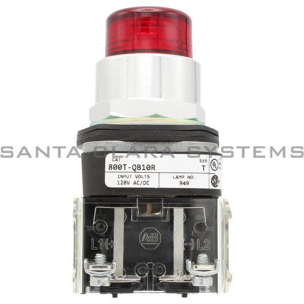 Allen Bradley 800T-QB10R Pushbutton Product Image