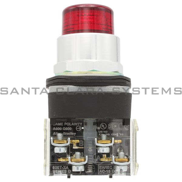 Allen Bradley 800T-QB10R Pushbutton Product Image