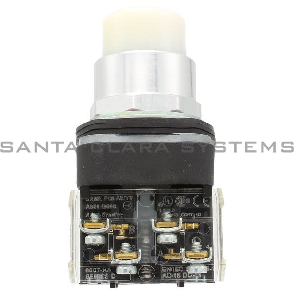 Allen Bradley 800T-QBH2W Pushbutton Switch Product Image