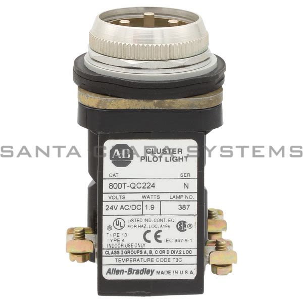Allen Bradley 800T-QC224 Cluster Pilot Light Product Image