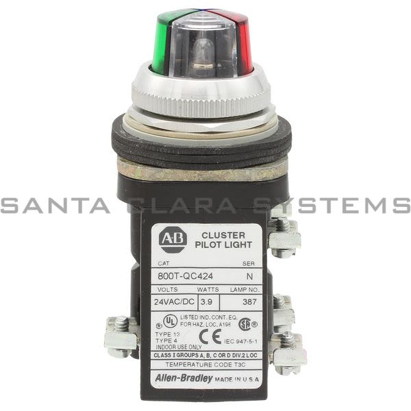 Allen Bradley 800T-QC424 Cluster Pilot Light Product Image