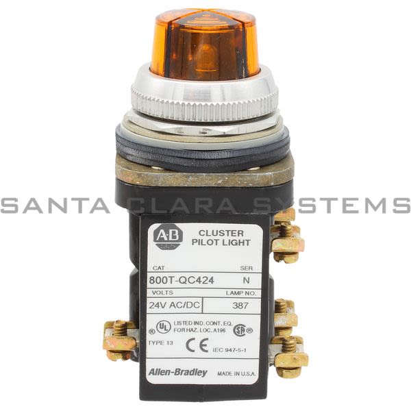 Allen Bradley 800T-QC424AAAA Cluster Pilot Light Product Image