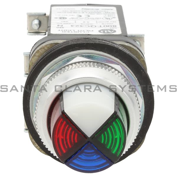 Allen Bradley 800T-QC424BRWG Cluster Pilot Light Product Image