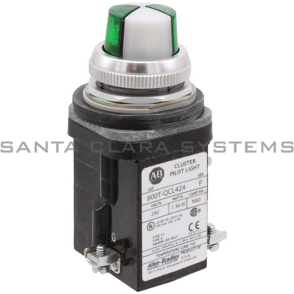 Allen Bradley 800T-QCL424GWGW CLUSTER PILOT LIGHT UNIT Product Image