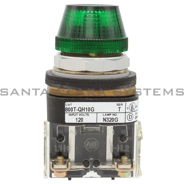 Allen Bradley 800T-QH10G Pilot Light Product Image