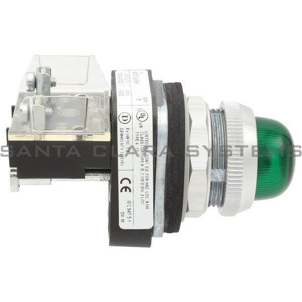 Allen Bradley 800T-QH10H Pilot Light | Green Product Image