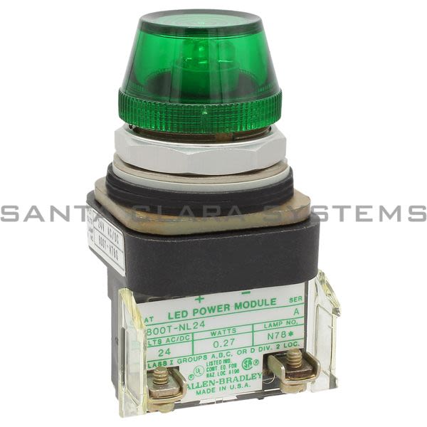 Allen Bradley 800T-QL24G Pilot Light Product Image