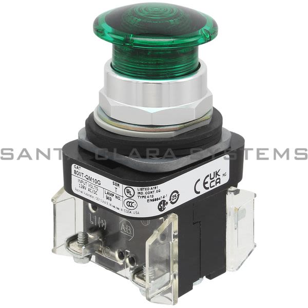 Allen Bradley 800T-QM10G Illuminated Push Button Product Image