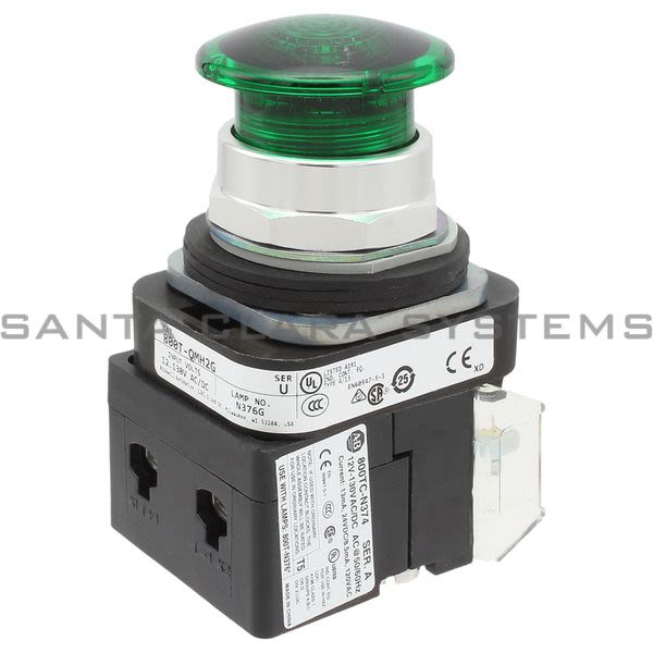 Allen Bradley 800T-QMH2G Push Button Product Image
