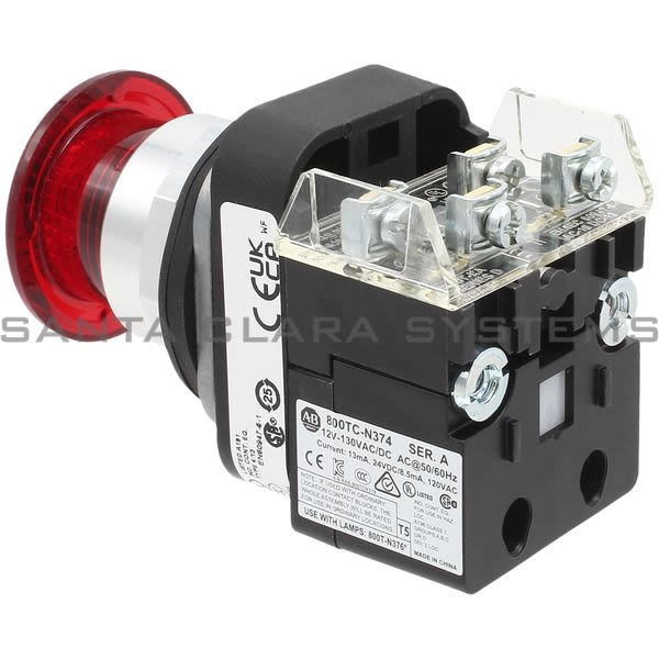 Allen Bradley 800T-QMH2R Push Button Product Image