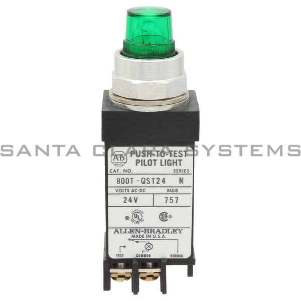 Allen Bradley 800T-QST24G Pilot Light Product Image