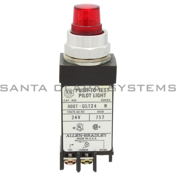 Allen Bradley 800T-QST24R Pilot Light Product Image