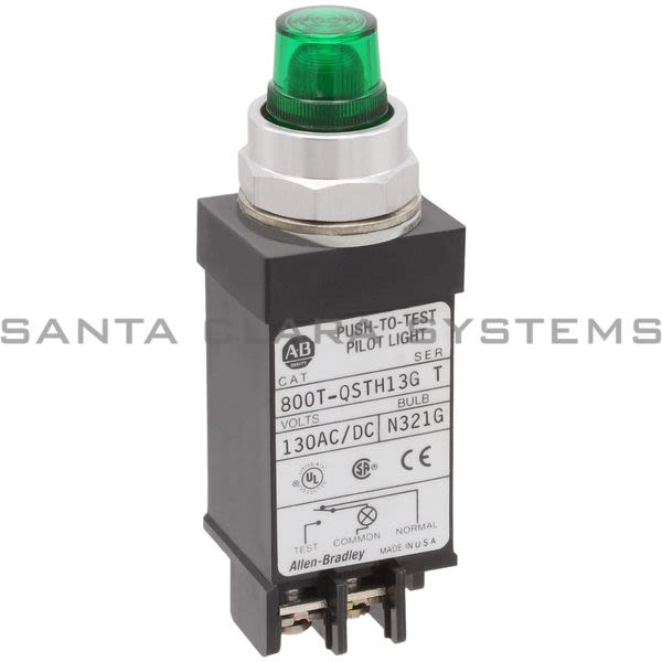 Allen Bradley 800T-QSTH13G Pilot Light | Green Product Image