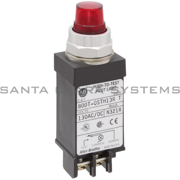 Allen Bradley 800T-QSTH13R Pilot Light | Red Product Image