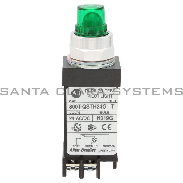 Allen Bradley 800T-QSTH24G Pilot Light Product Image