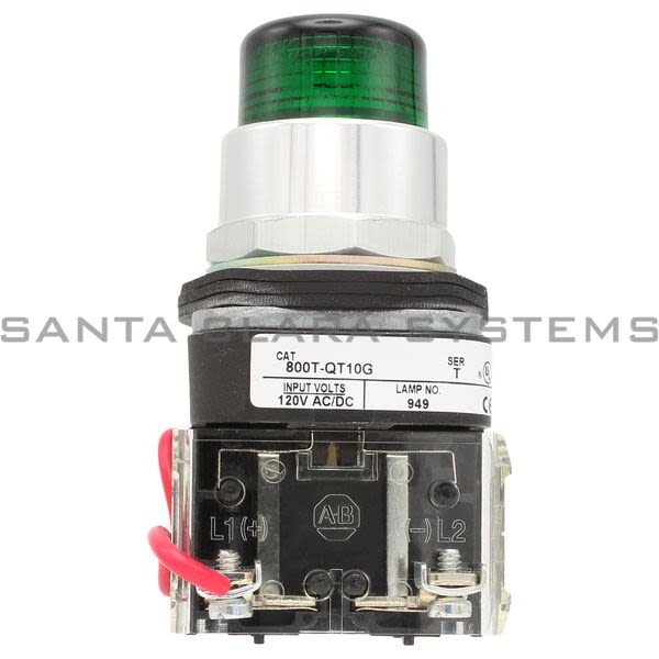 Allen Bradley 800T-QT10G Pilot Light Product Image
