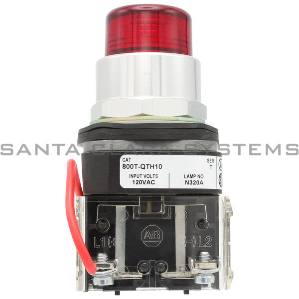 Allen Bradley 800T-QTH10R Pushbutton Product Image