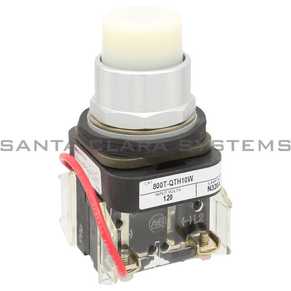 Allen Bradley 800T-QTH10W Pilot Light Product Image