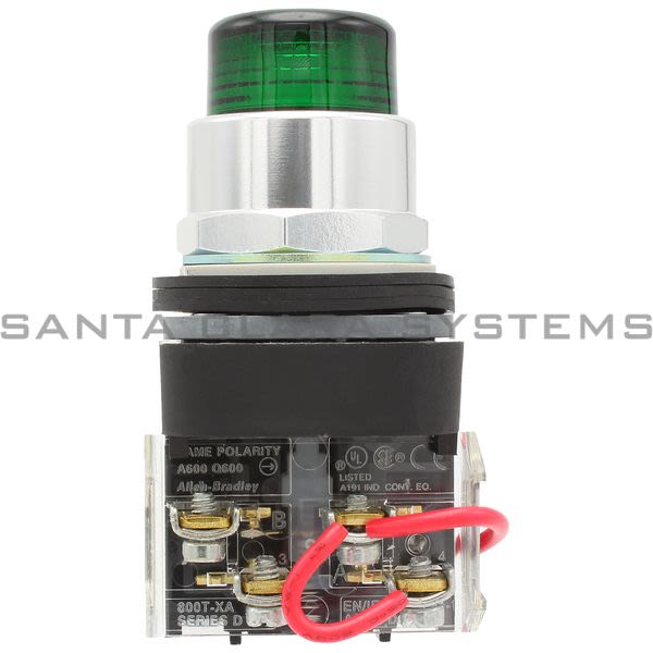 Allen Bradley 800T-QTH2G Pilot Light Product Image