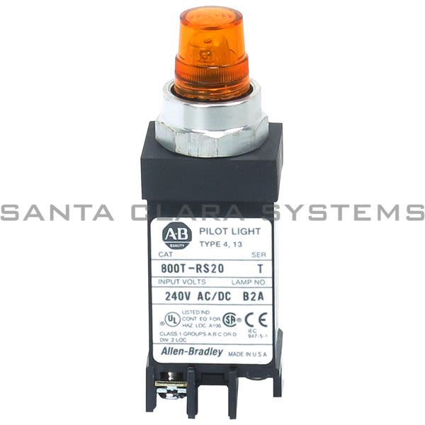 Allen Bradley 800T-RS20A Small Pilot Light Product Image