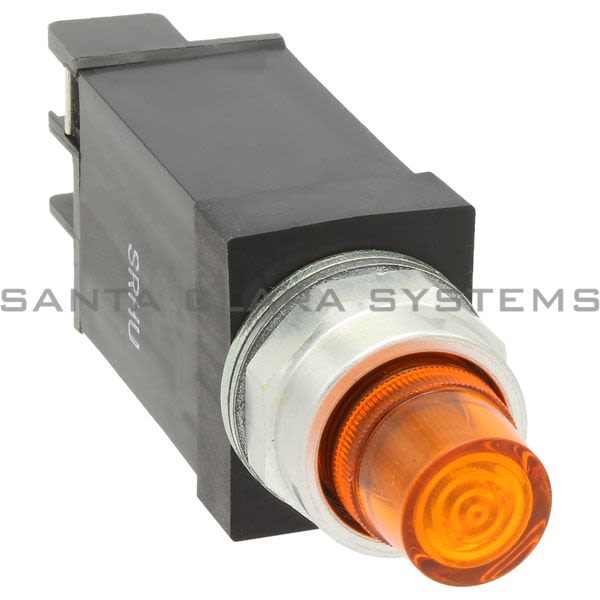 Allen Bradley 800T-RST10A 800T Small Pilot Light, Amber, Neon, Push-to-TEST120V AC/DC Product Image