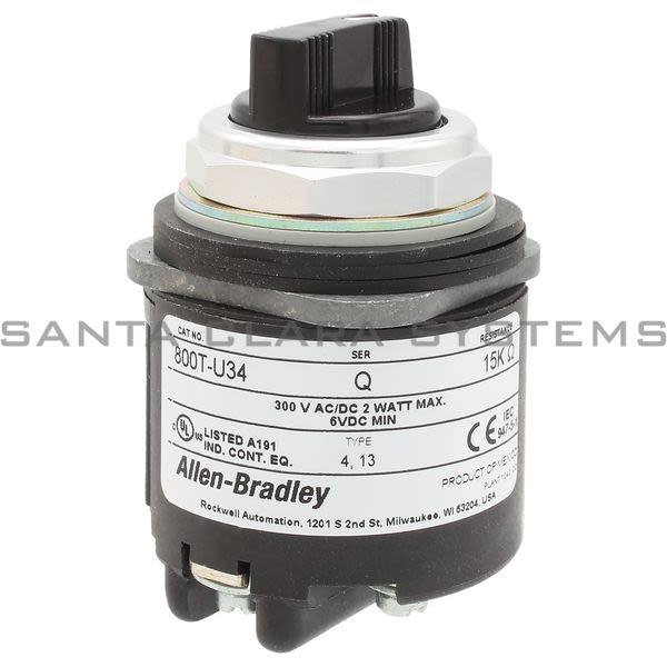 Allen Bradley 800T-U34 Potentiometer Unit Product Image