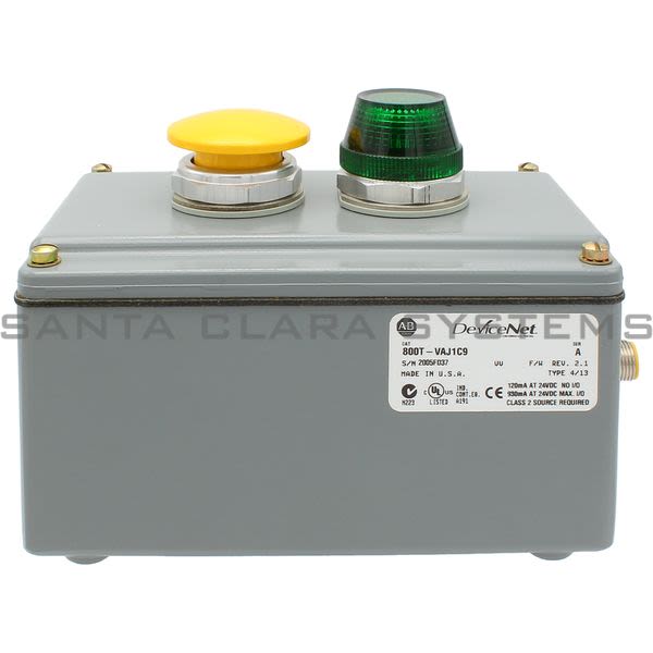 Allen Bradley 800T-VAJ1C9 Assembled Push Button Station Product Image