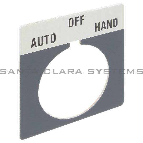 Allen Bradley 800T-X501 800T Legend Plate,Standard,Auto-Off-Hand Product Image
