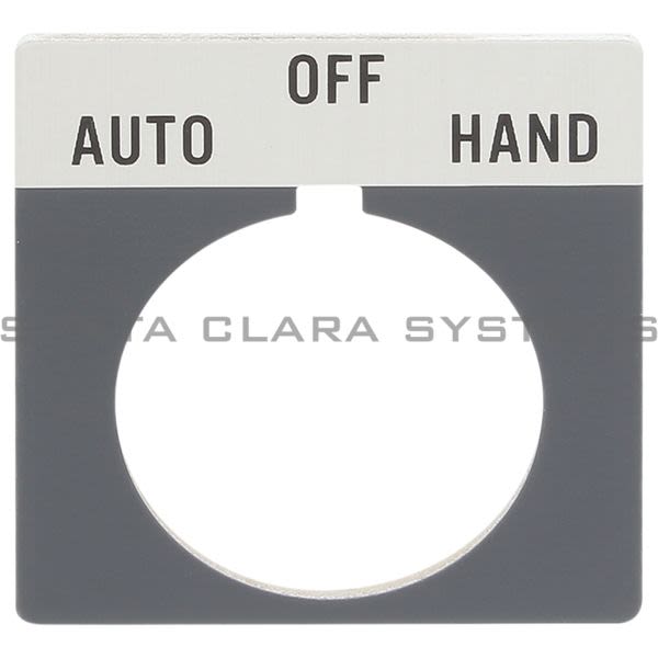 Allen Bradley 800T-X501 800T Legend Plate,Standard,Auto-Off-Hand Product Image