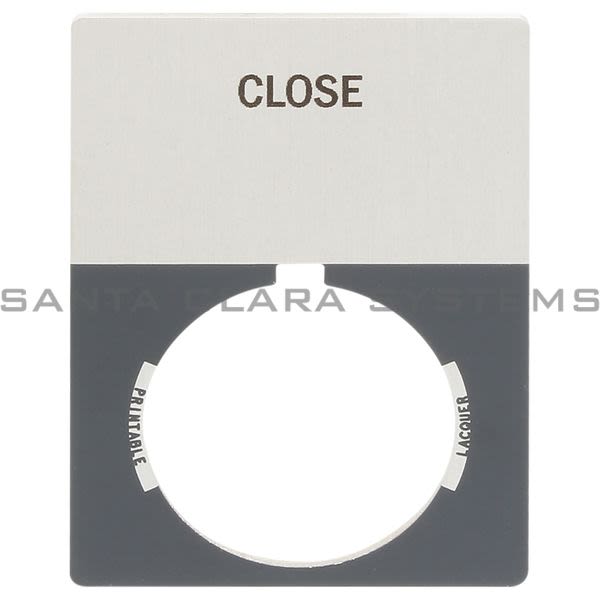 Allen Bradley 800T-X502J 800T Legend Plate,Jumbo,Close Product Image