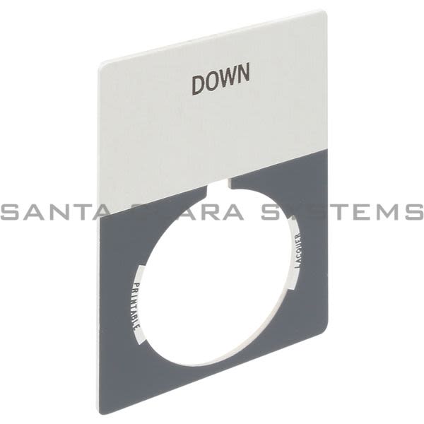 Allen Bradley 800T-X503J 800T Legend Plate,Jumbo,Down Product Image