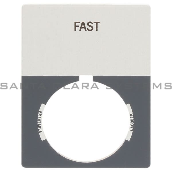 Allen Bradley 800T-X505J 800T Legend Plate,Jumbo,Fast Product Image